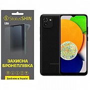 Поліуретанова плівка StatusSKIN Lite для Samsung A03 A035 Глянцева (Код товару:33764) Харьков