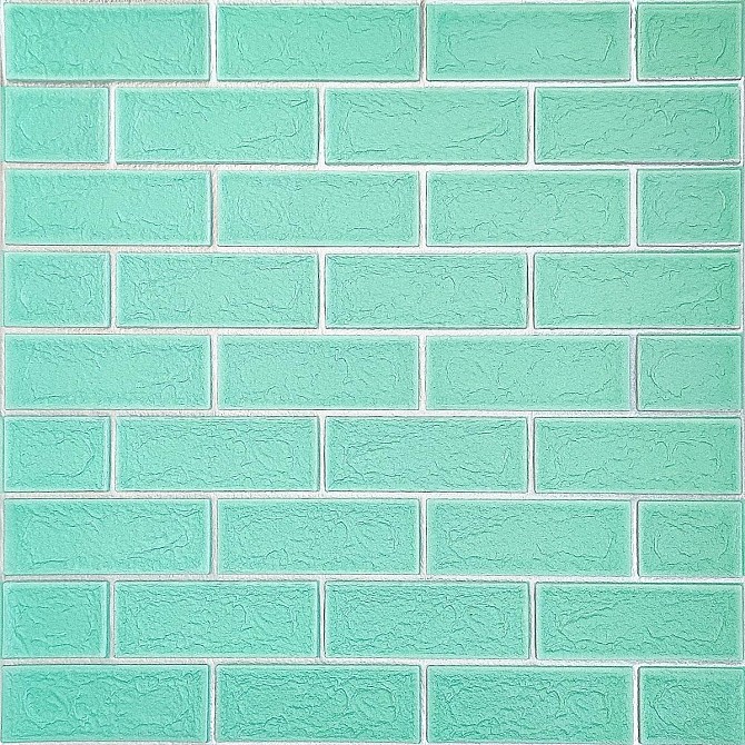 Панель стінова 3D NEW CULTURAL WALL 70*70cm*5mm GREEN+SILVER (D) SW-00001803 Київ - изображение 1