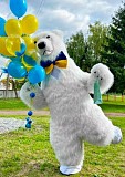 Надувний костюм Білий Ведмідь. Надувной костюм Белый Медведь Київ