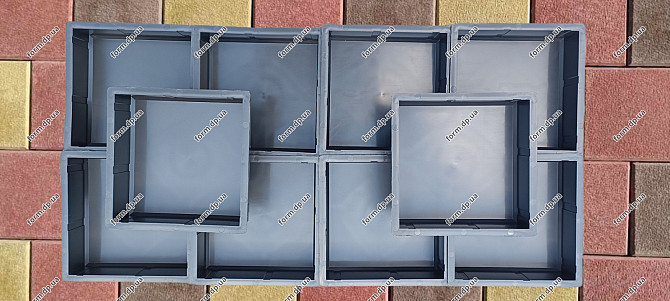 Форми для тротуарної плитки квадрат 20х20х6 см гладкий Дніпро - изображение 1