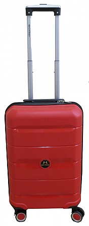 Пластиковый маленький чемодан из полипропилена 40L My Polo красный Киев - изображение 1