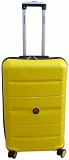 Средний чемодан из полипропилена на колесах 60L My Polo, Турция желтый Київ