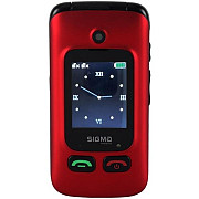 Телефон Sigma Comfort 50 Shell Type-C Dual Sim Red/Black (Код товару:33925) Харьков