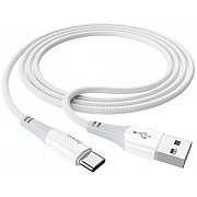 Кабель Hoco X70 Ferry USB to Type-C 3A 1m White (Код товару:20892) Харьков