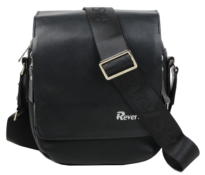 Мужская сумка, планшетка из эко кожи PU Reverse черная Київ - изображение 1