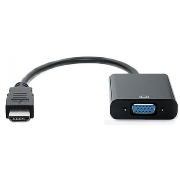 Адаптер REAL-EL HDMI-VGA (M/F) 0.15 м Чорний (EL123500020) (Код товару:14710) Харьков - изображение 1