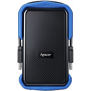 Накопичувач зовнішній HDD 2.5 USB 2.0TB Apacer AC631 Black/Blue (AP2TBAC631U-1) (Код товару:16962) Харьков