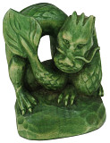 Фигурка ручной работы Зеленый Древесный Дракон символ 2024 года Киев