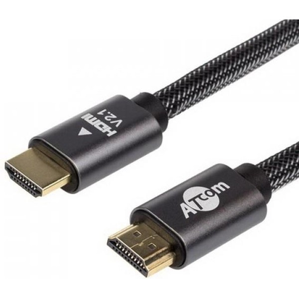 Кабель Atcom Premium HDMI-HDMI V 2.1 (M/M) 4К 5 м Black (AT23785) (Код товару:34121) Харьков - изображение 1