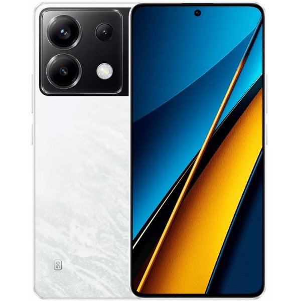 Смартфон Xiaomi Poco X6 5G 8/256GB NFC White Global UA (Код товару:34159) Харьков - изображение 1