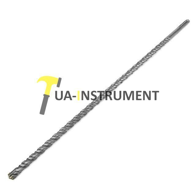 Бур SDS MAX, QUADRO, 20*800мм Intertool SDM-2080 Кременчуг - изображение 1