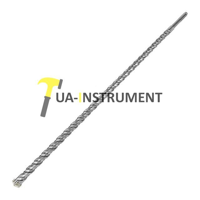 Бур SDS MAX, QUADRO, 28*1000мм Intertool SDM-28100 Кременчуг - изображение 1