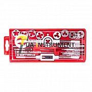 Набор плашек M3-M12 и метчиков M3-M12, 20ед. Intertool SD-8020 Кременчуг