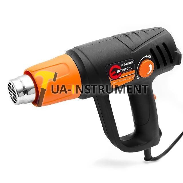 Фен технический 2000W, 2 режима, регулировка, 50-600°C, 250-500л/м Intertool WT-1020 Кременчуг - изображение 1