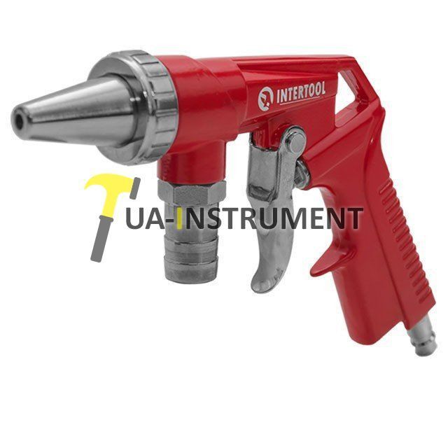 Пистолет пескоструйный пневматический со шлангом Intertool PT-0706 Кременчуг - изображение 1