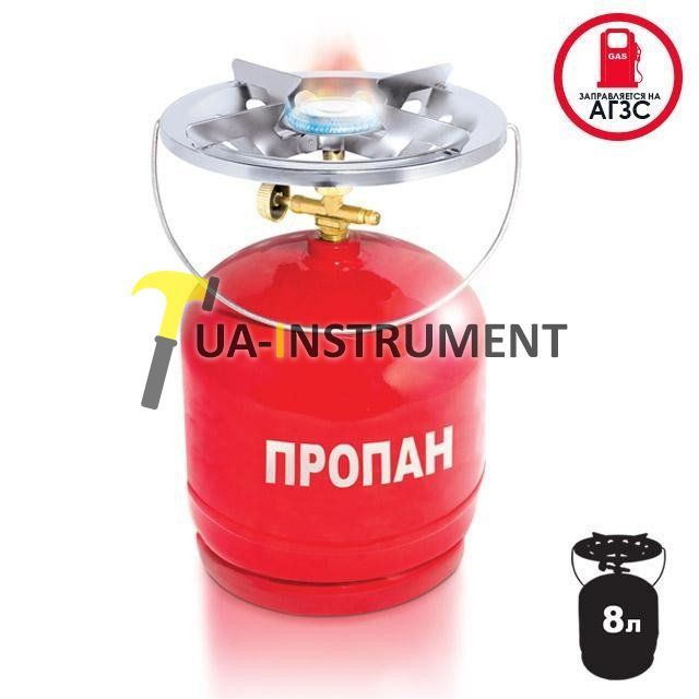 Комплект газовый кемпинговый 8 л. Intertool GS-0008 Кременчуг - изображение 1