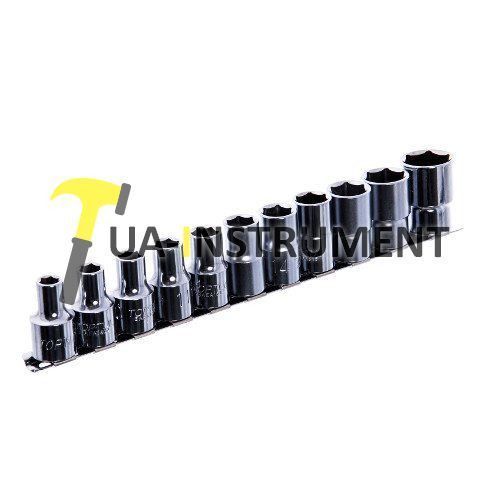 Набор головок TOPTUL 12-гр. 1/2" 11ед. 8~15,17,19,22мм (на планке) GAAQ1601U-12 Кременчуг - изображение 1