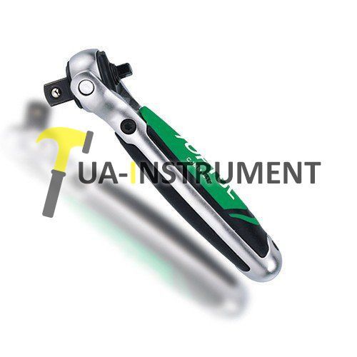Трещотка TOPTUL 1/2" с шарниром (360°) 72 з. укороченная 1/4"х1/2" CJMM1616 Кременчуг - изображение 1