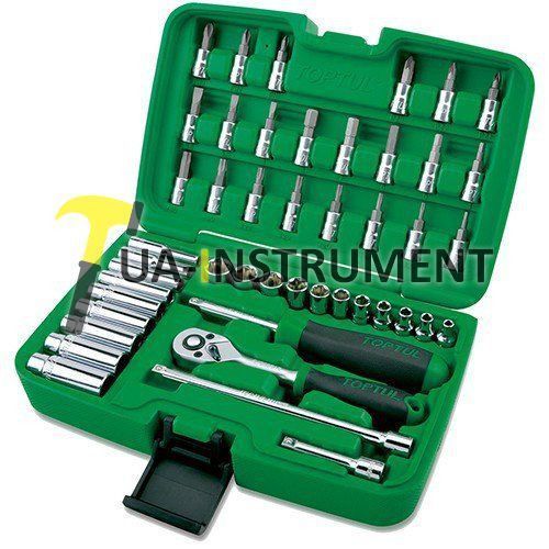 Набор инструмента TOPTUL 1/4" 46ед. GCAI4601 Кременчуг - изображение 1