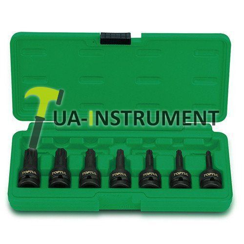 Набор головок TORX TOPTUL ударных 1/2" Т30-T70 7ед. GDAI0701 Кременчуг - изображение 1