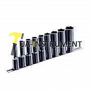 Набор головок длинных TOPTUL 1/2" 9ед. 8,10,12~15,17,19,22мм (на планке) GAAQ1605U Кременчуг