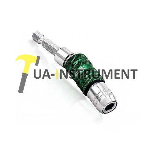 Держатель бит магнитный TOPTUL 1/4" с шарниром под шуруповерт (с фиксатором) FTGA0808 Кременчуг - изображение 1
