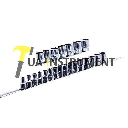 Набор головок TOPTUL 1/2" 23ед. 8~28,30,32мм (на планке) GAAQ1604U Кременчуг - изображение 1