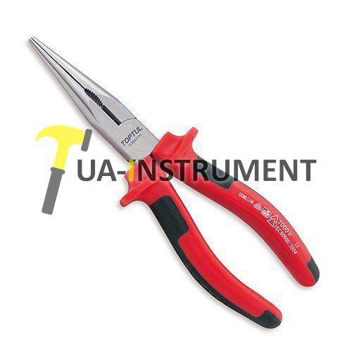 Плоскогубцы с удлиненными губками TOPTUL 8" 1000V (chrome molybdenum) DGBB2108 Кременчуг - изображение 1