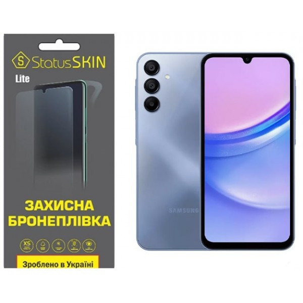 Поліуретанова плівка StatusSKIN Lite для Samsung A15 A155/A15 5G A156 Матова (Код товару:34171) Харьков - изображение 1