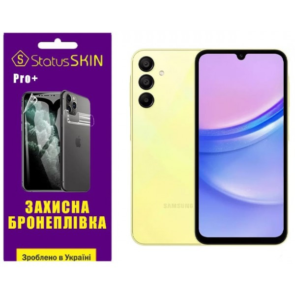 Поліуретанова плівка StatusSKIN Pro+ для Samsung A15 A155/A15 5G A156 Матова (Код товару:34175) Харьков - изображение 1