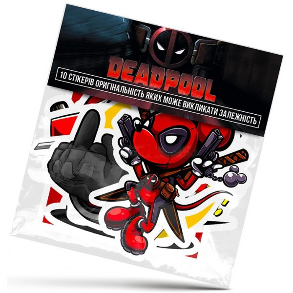 Набір наклейок ArmorStandart DeadPool 10 шт (ARM60849) (Код товару:34358) Харьков - изображение 1