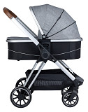 Коляска для ребенка универсальная FreeON 3 в 1 Fantasy Grey-Black Київ