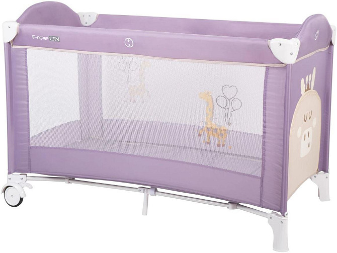 Кровать-манеж FreeON Balloon giraffe Purple Киев - изображение 1