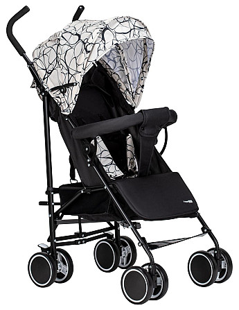 Коляска для дитини прогулянкова FreeON Simple Black-White Київ - изображение 1