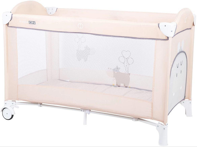 Кровать-манеж детская FreeON Balloon hippo Beige Киев - изображение 1