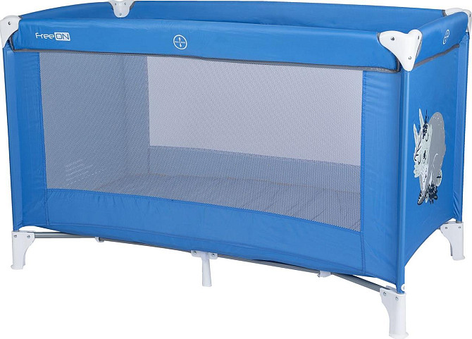 Кровать-манеж детская FreeON Travel Love Blue Киев - изображение 1