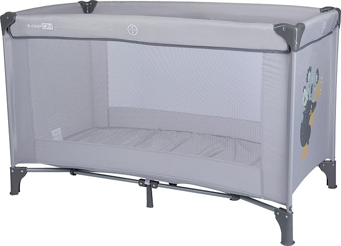 Кровать-манеж детская FreeON Travel Love Grey Киев - изображение 1