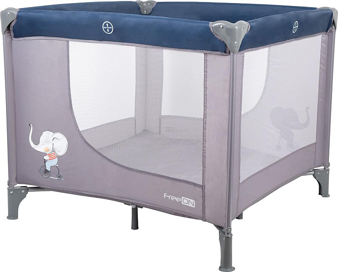 Манеж для ребенка FreeON Elephant Grey/Blue Киев - изображение 1