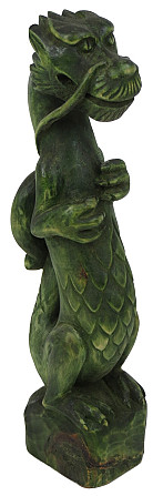 Статуэтка ручная работа Зеленый Древесный Дракон символ 2024 года Киев - изображение 1