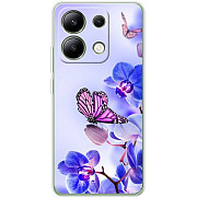 Чохол BoxFace для Xiaomi Redmi Note 13 4G Orchids and Butterflies (Код товару:34531) Харьков