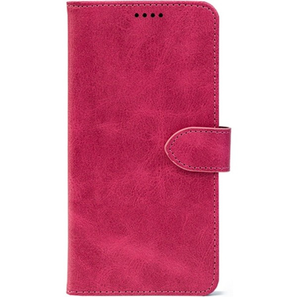 Чохол-книжка Crazy Horse Clasic для Xiaomi Redmi Note 13 Pro 5G/Poco X6 5G Magenta (Front) (Код това Харьков - изображение 1