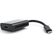 Адаптер Cablexpert USB Type C - HDMI (M/F) 0.15 м Black (A-CM-HDMIF-01) (Код товару:34624) Харьков