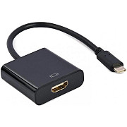 Адаптер Cablexpert USB Type-C - HDMI (M/F) Black (A-CM-HDMIF-03) (Код товару:34623) Харьков