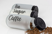 Банка для зберігання Herevin Ice Tea-Coffee-Sugar-Black Mіх 172541-020 1000 мл Київ