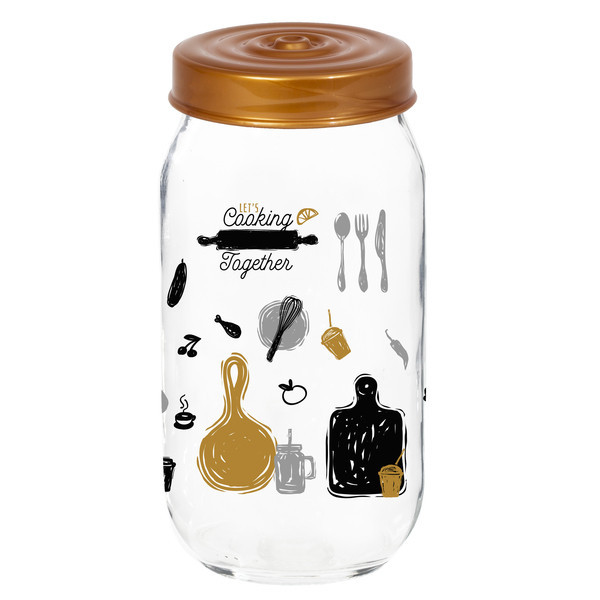 Банка для зберігання Herevin Let's Cooking 171541-066 1000 мл Київ - изображение 1