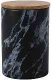 Банка для зберігання Limited Edition Marble 202C-007-A1 750 мл чорний Киев