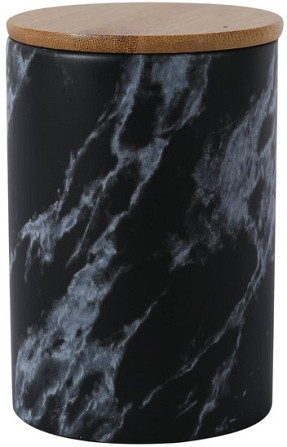 Банка для зберігання Limited Edition Marble 202C-007-A1 750 мл чорний Киев - изображение 1
