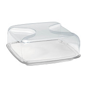 Блюдо для сиру Guzzini Gocce 27000000 11.5х25.5х25.5 см прозоре Київ