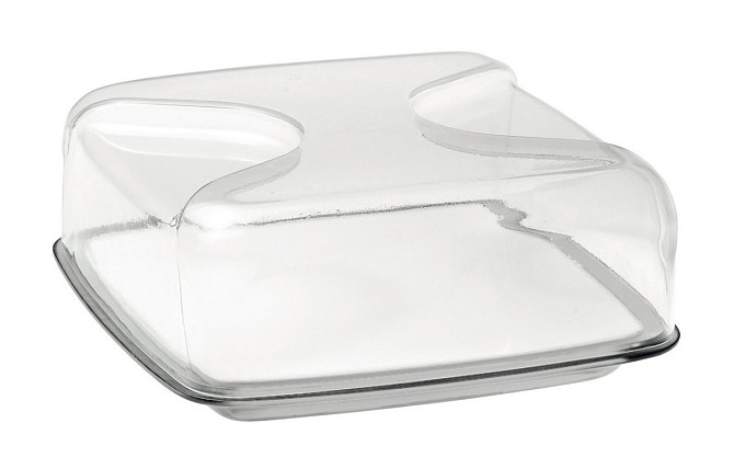 Блюдо для сиру Guzzini Gocce 27000092 11.5х25.5х25.5 см сіре Київ - изображение 1