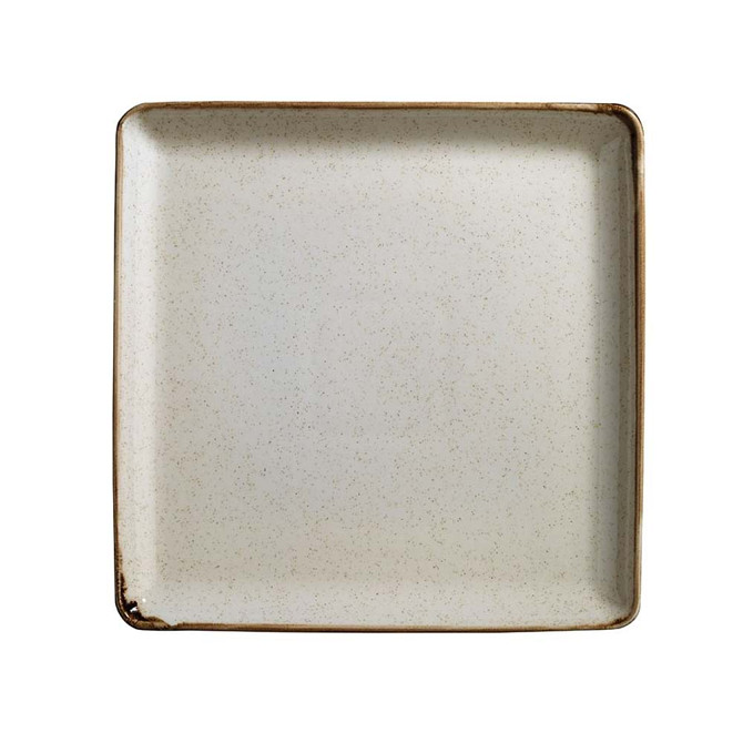 Блюдо квадратна Kutahya Pearl Tan TAN-23-DU-730-P-02 23х23 см бежева Київ - изображение 1